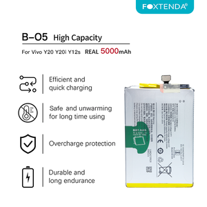 Điện thoại di động <span class=keywords><strong>Android</strong></span> Pin điện thoại di động pin B-O5 điện thoại di động cho Vivo Y20 Pin - Product Image 4