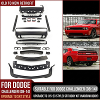 Kit de carrosserie large ou étroite style SRT 2015-2023 pour Dodge Challenger 2008-2014, kit de conversion pour Challenger 2008-2014