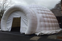 Château gonflable commercial, maison de rebond, fête, tente igloo gonflable blanche, dôme, tente gonflable pour réunions et événements