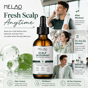 Suero Desodorante Prebiótico con Zinc PCA para el Control de la Grasa del Cuero Cabelludo 60ml, Combate el Olor del Cuero Cabelludo en su Fuente, Raíces Frescas Entre Lavados - Product Image 3