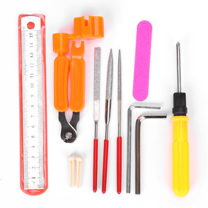 Kit de herramientas de mantenimiento para guitarra Alice con regla, destornillador y llaves hexagonales para reparación de guitarra eléctrica, acústica y bajo - Product Image 2