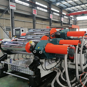 Nouvelle machine à feuilles de PP HDPE ABS, extrudeuse de film rigide en PE, ligne d'extrusion de rouleaux de feuilles de PET avec boîte de vitesses, contrôle PLC, GS1400mm - Product Image 2