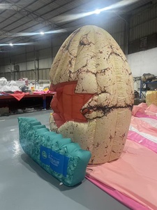 Personalizado Evento al aire libre Publicidad Cartón grande <span class=keywords><strong>Huevo</strong></span> de Pascua Forma Globo <span class=keywords><strong>Gigante</strong></span> Inflable <span class=keywords><strong>Dinosaurio</strong></span> <span class=keywords><strong>Huevo</strong></span> - Product Image 3