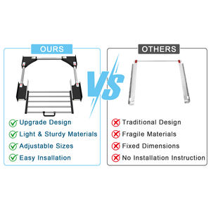 2025 Le dernier kit de superposition pour lave-linge et sèche-linge noir, permettant de gagner de l'espace en empilant - Product Image 6