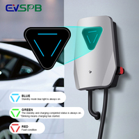 Precio DE FÁBRICA DE China AC EV Estación de carga Wallbox Tipo 2 22KW Coche eléctrico inteligente Cargador EV para exteriores Nuevo PUNTO DE CARGA DE CA