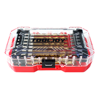 Jeu de 24 embouts de visseuse à percussion HSS en titane, jeu d'embouts de tournevis en acier S2, embouts hexagonaux 1/4, accessoires pour outils électriques