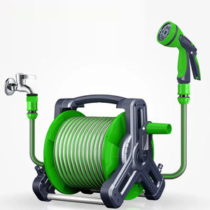 Tuyau d'<span class=keywords><strong>eau</strong></span> mobile de jardin de <span class=keywords><strong>rouleau</strong></span> de tuyau résistant automatique rétractable avec l'enrouleur de tuyau micro de bobine de tuyau d'arrosage - Product Image 3