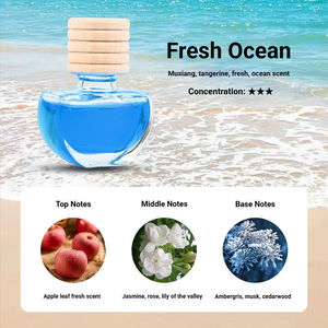 Offre Spéciale – Diffuseur de Parfum Suspendu pour Voiture en Verre – Huiles Essentielles Océan, Gulong, Jasmin, Citron – Garantie 3 Ans – Sans BPA - Product Image 6