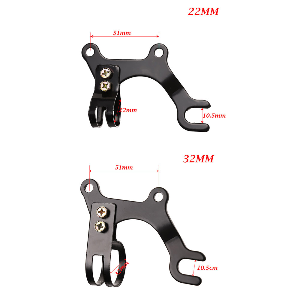 Adaptateur De Frein à Disque VTT – Pour étrier Avant, Disque 203 Mm – Alliage Alu, Noir/rouge/or – Montage Facile