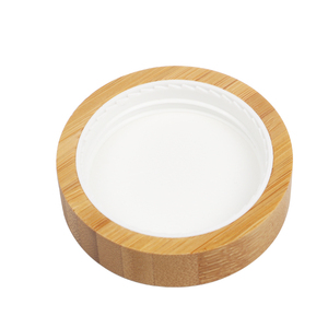 Pot en verre <span class=keywords><strong>noir</strong></span> mat personnalisé rechargeable de 30g, 50g, 100g avec couvercle en <span class=keywords><strong>bambou</strong></span> sans BPA pour emballages de cosmétiques et de soins de la peau - Product Image 5