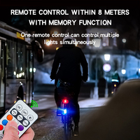 Luz de Emergencia RGBMini para Avión, Control Remoto Inalámbrico, Luz de Advertencia LED de 7 Colores para Tubo de Escape de Automóvil, Bicicleta, Motocicleta