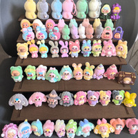 Figurine miniature 3D mignonne en résine, bébé qui pleure, lapin à trois breloques, jouet en sachet surprise de Chine, poupée bébé miniature et accessoires