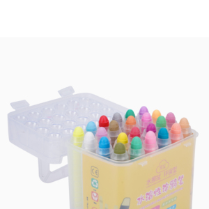 Usine Nouveau Design Portable Enfants Dessin Utiliser 24pcs Couleurs Crayons Lavables Ensemble avec Boîte à Stylo - Product Image 2