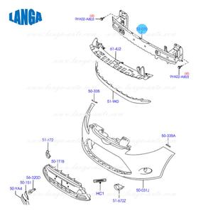 <span class=keywords><strong>Paraurti</strong></span> anteriore di rinforzo staffe anteriore crash cros misura per <span class=keywords><strong>Ford</strong></span> <span class=keywords><strong>Fiesta</strong></span> 2008-2012 OE #1537710 1633996 1685281 - Product Image 2
