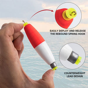 Flotteurs lestés pour la pêche, forme cigare, en mousse EVA, flotteurs de pêche à clipser pour crappie, bluegill, panfish, truite, poisson-chat, bar - Product Image 2