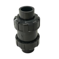 Prise Sch80 de clapet anti-retour UPVC True Union de haute qualité pour la prévention du refoulement ANSI/ASTM