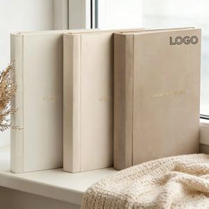 Album Photo personnalisé en tissu, cadeau pour père, <span class=keywords><strong>mère</strong></span>, famille, couverture rigide, design feuille d'or, fentes - Product Image 1