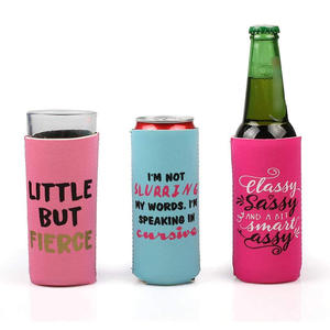 Protège-canettes isothermes en néoprène écologiques de 16 oz pour canettes fines – Idéal pour la bière - Product Image 6