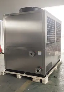 Beverage Water Chiller Stainless Steel Food And Beverage Cooling Air Cooled Screw Water Chiller