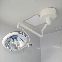 Lampe chirurgicale LED sans ombre pour clinique vétérinaire, source de lumière froide à intensité réglable, verticale, pour examen médical au plafond