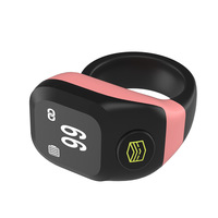 Bague connectée compteur connectée avec contrôle par application, affichage numérique, 3 tailles (18mm, 20mm, 22mm), étanche, bague de prière avec alerte vibratoire