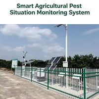 YONGAGRI Station de surveillance des insectes solaire IoT, Piège à nuisibles UV 365nm, Nettoyage automatique, Photographie à distance, Agriculture, Lithium Fer