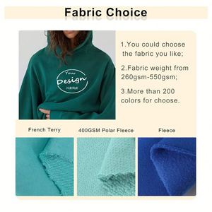 Sudadera con Capucha Casual de Invierno con Hombros Caídos, Personalizada con Serigrafía, Estilo Urbano, Lisa, de Alta Calidad, 100% Algodón Felpa - Product Image 4