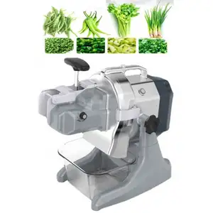 Electric Leafy Vegetable Celery Leek Spinach Green Onion Cabbage Cutter Slicer Shredder Cutting Machine