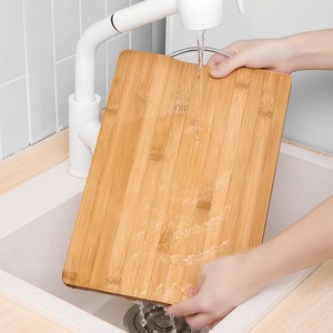 Nourriture végétale viande fromage pain pizza accessoires de cuisine en <span class=keywords><strong>bois</strong></span> bambou coupe hacher boucher bloc conseil - Product Image 5