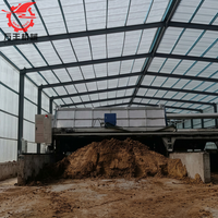 Le fabricant fournit un retourneur de compost de type chenillé, une machine de retournage de compost à chenilles.