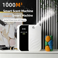 Diffuseur d'arômes domestique 500 ml en plastique, mural ou de table, électrique, avec application, télécommande, minuterie, pulvérisation automatique, anti-brûlure à sec, DC12V