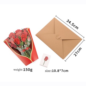 Freshcut Paper Pop Up Cards Forever Flower Bouquet 3D Flower Mothers Day Regalos Ideas Artículos PARA EL Día DE LA Madre - Product Image 6