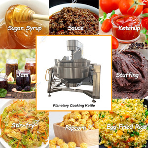 Bollitore Planetario Automatico Inclinabile con Agitazione, Riscaldamento Elettrico/a Gas, per Cottura Alimenti, con Funzione Vapore e Miscelazione - Product Image 6