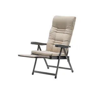 Vente chaude Made In Italy Métal Et Cadre En Fer Chaise Longue Durable Avec Repose-pieds Pour L'exportation En Gros