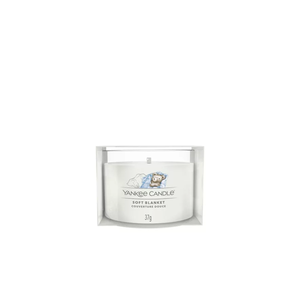 Vela Yankee - Vela Votiva en Cristal con Diseño de Manta Suave - Product Image 1