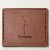 Impression personnalisée, logo de marque en relief, étiquettes de luxe pour jeans, vestes en cuir, patchs