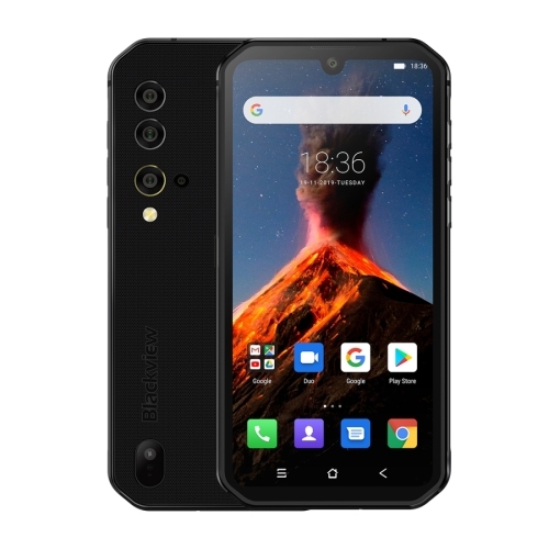 Blackview BV9900, 8GB+256GB 5.84 Inch Android 9 Pie MT6779V 4380mAh Battery Face ID Blackview Rugged Phone