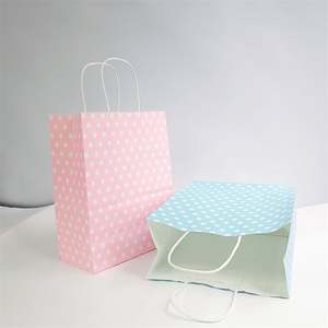 Sacs de marchandises de détail KUAIMA 22*11*27cm, sacs cadeaux, sacs d'épicerie en kraft avec poignée torsadée - Product Image 6