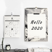 Calendrier anglais espagnol 2026 Calendrio Yo Calendrier mural Impression personnalisée Grand A2 A3 A4 4c Impression offset Calendrier planificateur