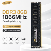 Mémoire RAM DDR3 8 Go 1866 MHz ECC PC3-14900 240PIN DIMM Kim MiDi pour PC, mise à niveau informatique, jeu stable