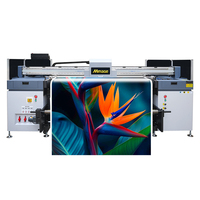 Fábrica 1,8 m 6FT I3200 PVC rígido Banner papel tapiz cuero UV impresora híbrida
