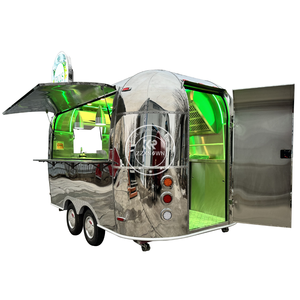 2025 Fabricant chinois Remorques alimentaires en acier inoxydable Fourgonnette alimentaire entièrement équipée Camion alimentaire mobile Cuisine Pizza Foodtruck Remorque - Product Image 1