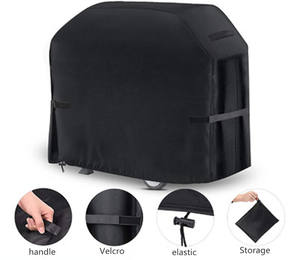 Couvercle anti-poussière imperméable résistant à la décoloration robuste de 58 pouces pour <span class=keywords><strong>barbecue</strong></span> à <span class=keywords><strong>gaz</strong></span> avec cordon de serrage et poignée à ourlet réglable - Product Image 5