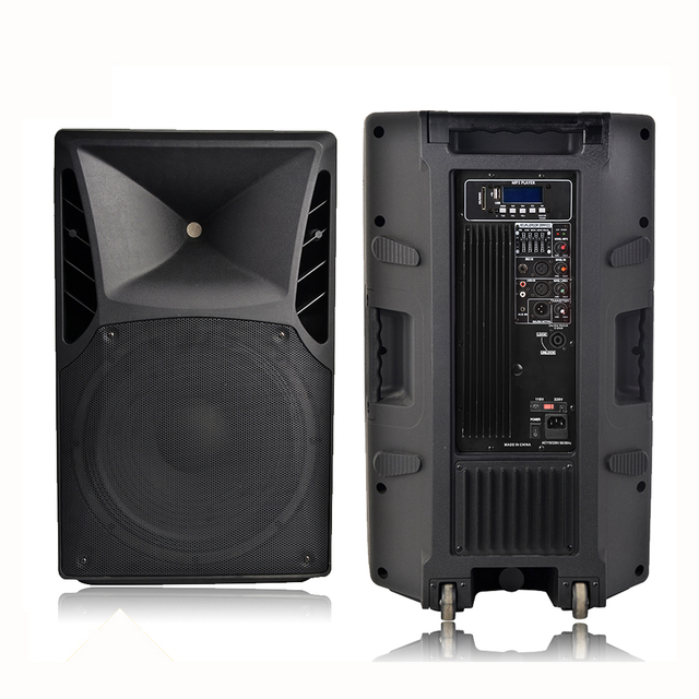 Accuracy Pro Audio CMP15AQH-180W Professional Audio AQH Amplifier Plastic Powered Plastic Speaker Sound System 15" Inch Speaker