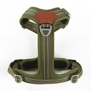 工場製 反射性ペット用オックスフォードベスト 調節可能 ソフトパッド入り 引っ張り防止 大型犬用ハーネス - Product Image 3