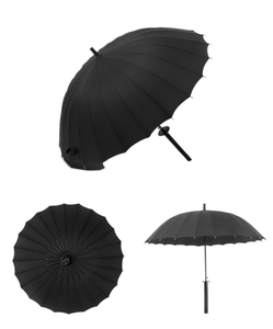 Stock d'usine personnalisé 8K16K24K droite samouraï épée Cool mode coupe-vent parapluie pour Logo cadeaux d'affaires pluie - Product Image 6