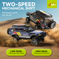1:12 échelle classiques Land Cruiser LC80 RC modèle voitures tout-terrain 2.4Ghz pleine proportionnelle télécommande Buggies jouets avec éclairage