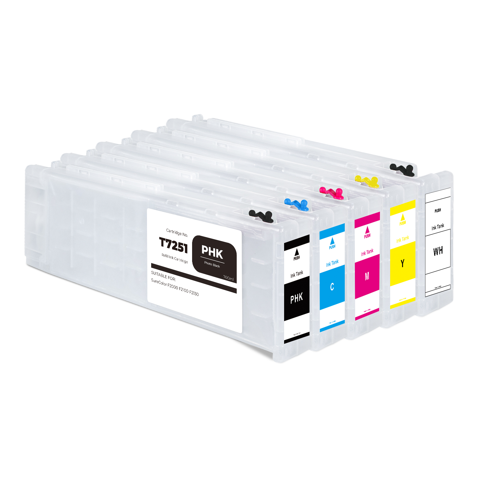 F2000 F2100 Tinten patrone 600ml Nachfüllbare Tinten patrone Für Epson Dtg Tinte F2100 F2000 Drucker