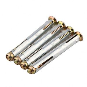 Clou de fixation isolant avec cadre en plastique, placage de zinc de qualité supérieure, nouveau carton, bouchon en plastique, ancre de sable en plastique jaune - Product Image 1