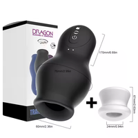 Masturbateur automatique vibrant pour hommes, avec fonction de succion 'Dragon' et masseur de gland, Godet d'entraînement, Jouet sexuel oral